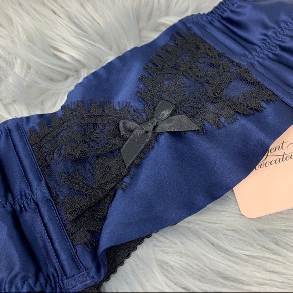 Agent Provocateur Black/Blue Stephanee Waspie - Picture 7 of 10